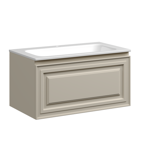 Тумба под раковину Sancos Very VR80CE 80х40 подвесная цвет бежевый